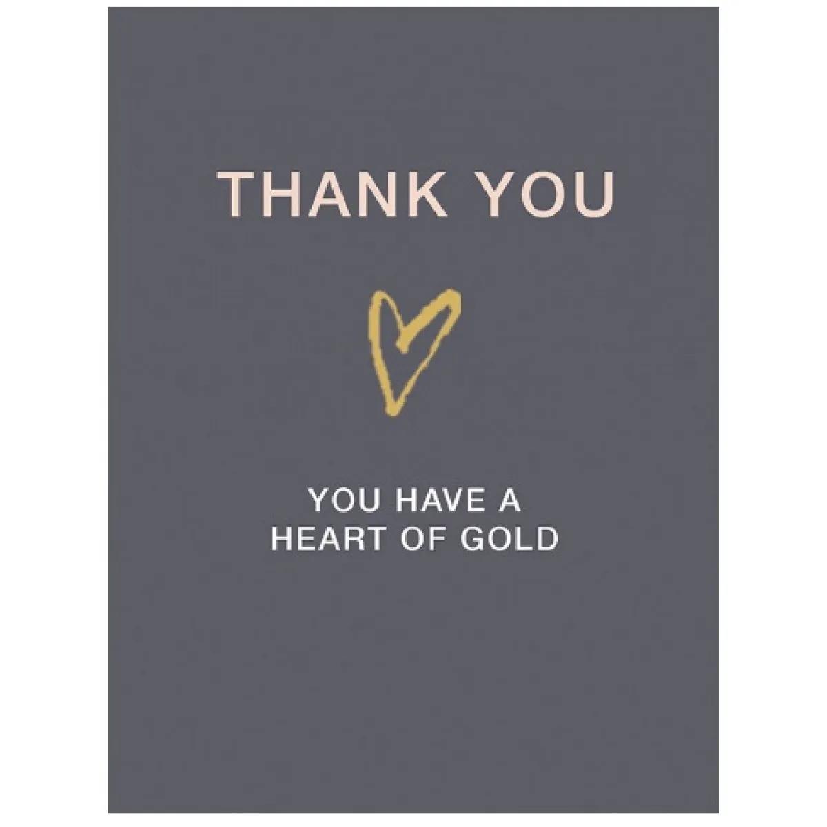 Čestitka HEART OF GOLD 