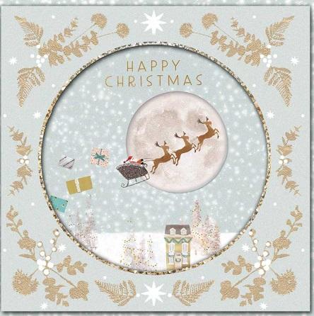 Novogodišnja čestitka SREĆNI PRAZNICI - DEDA MRAZ I IRVASI (na srpskom jeziku) 