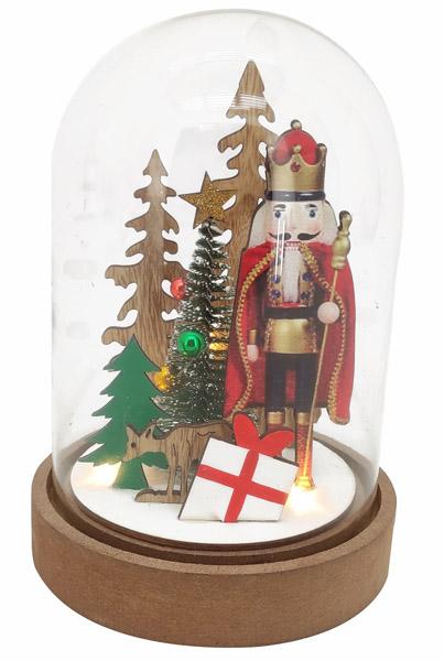 Novogodišnja dekoracija KRCKO ORAŠČIĆ NA SELU - 18cm 