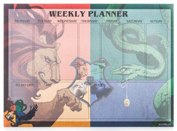 HARRY POTTER nedeljni planer A4 HOGVORTS 