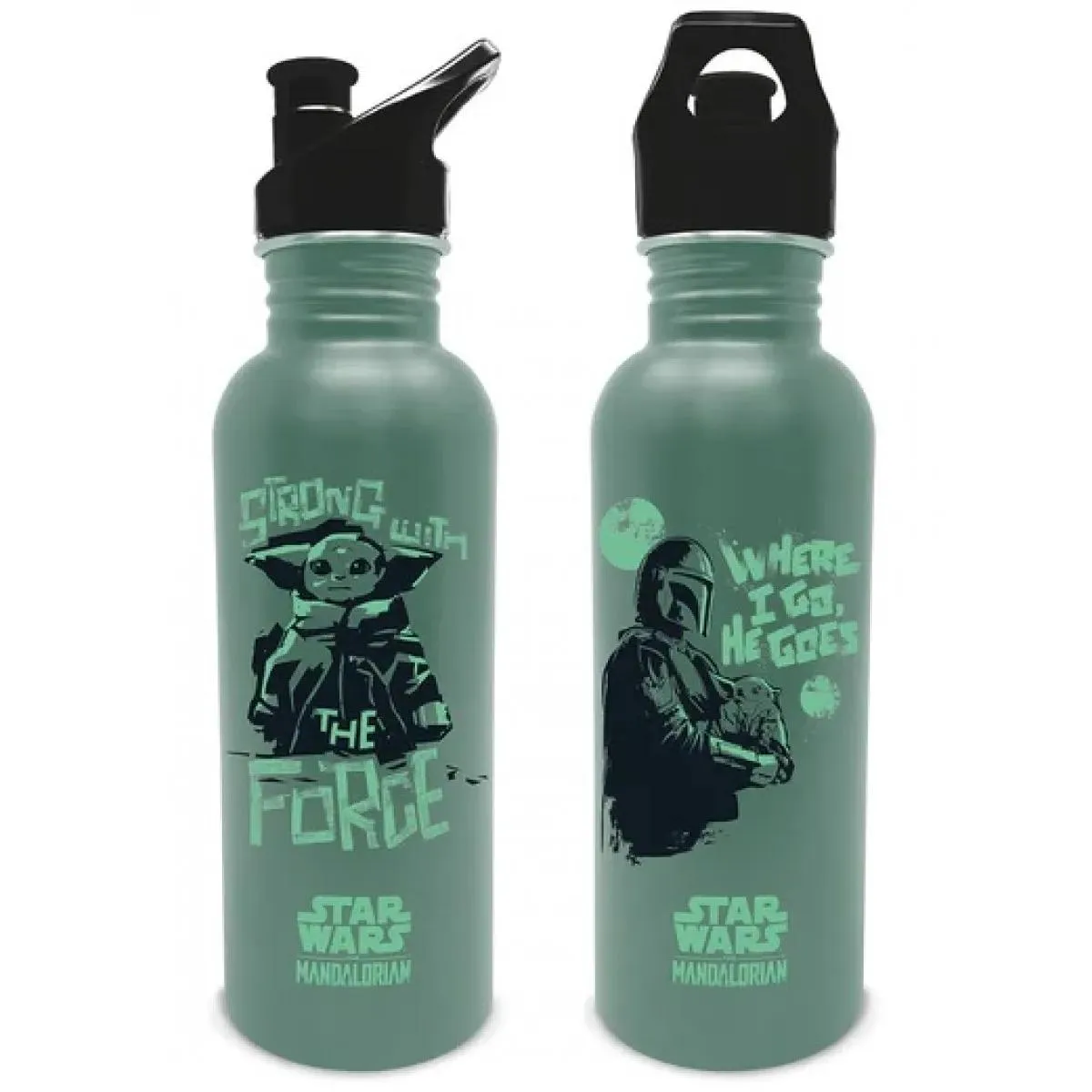 STAR WARS metalna flašica za vodu WHEREVER I GO 