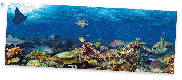 Puzzle ŽIVOT U OKEANU Panorama 1000 kom 