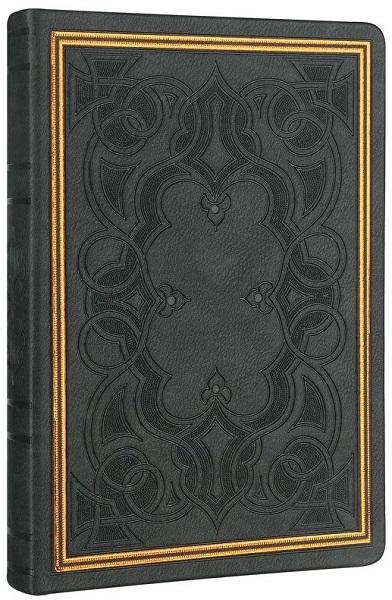 VICTORIA'S JOURNALS notes A5 na linije OLD BOOK - SIVI 