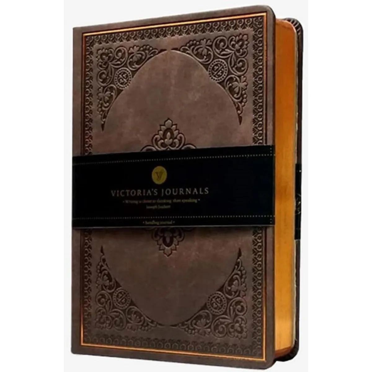 VICTORIA'S JOURNALS notes na linije VINTAGE 14x20cm 