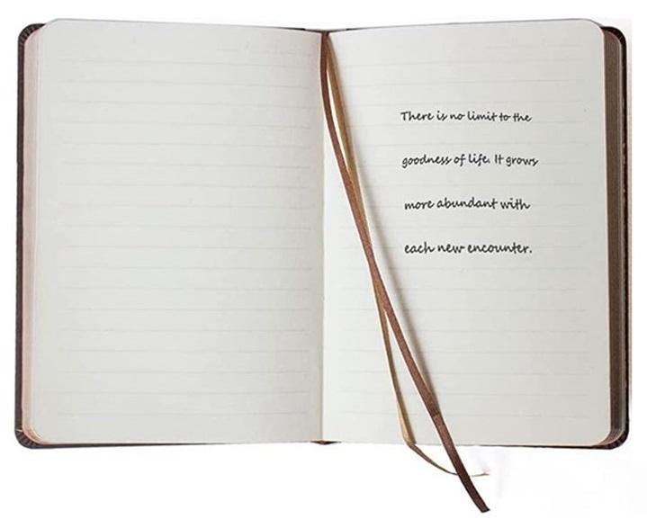 VICTORIA'S JOURNALS notes na linije VINTAGE 14x20cm 