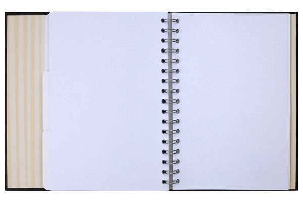 VICTORIA'S JOURNALS notes na tačkice 17x23 - PLAVO CVEĆE 