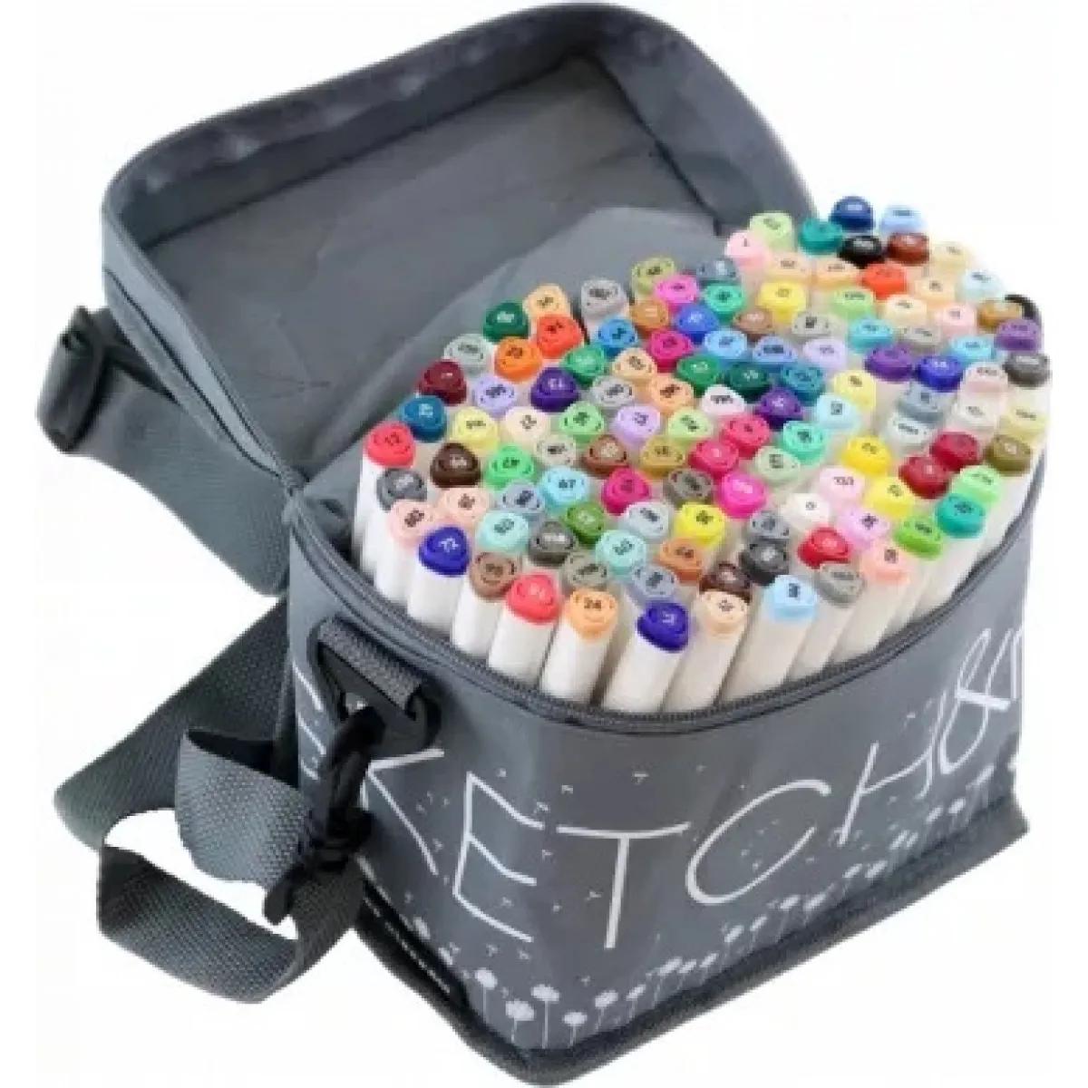 Set dvostranih markera SKETCH&ART 120 kom u torbi 