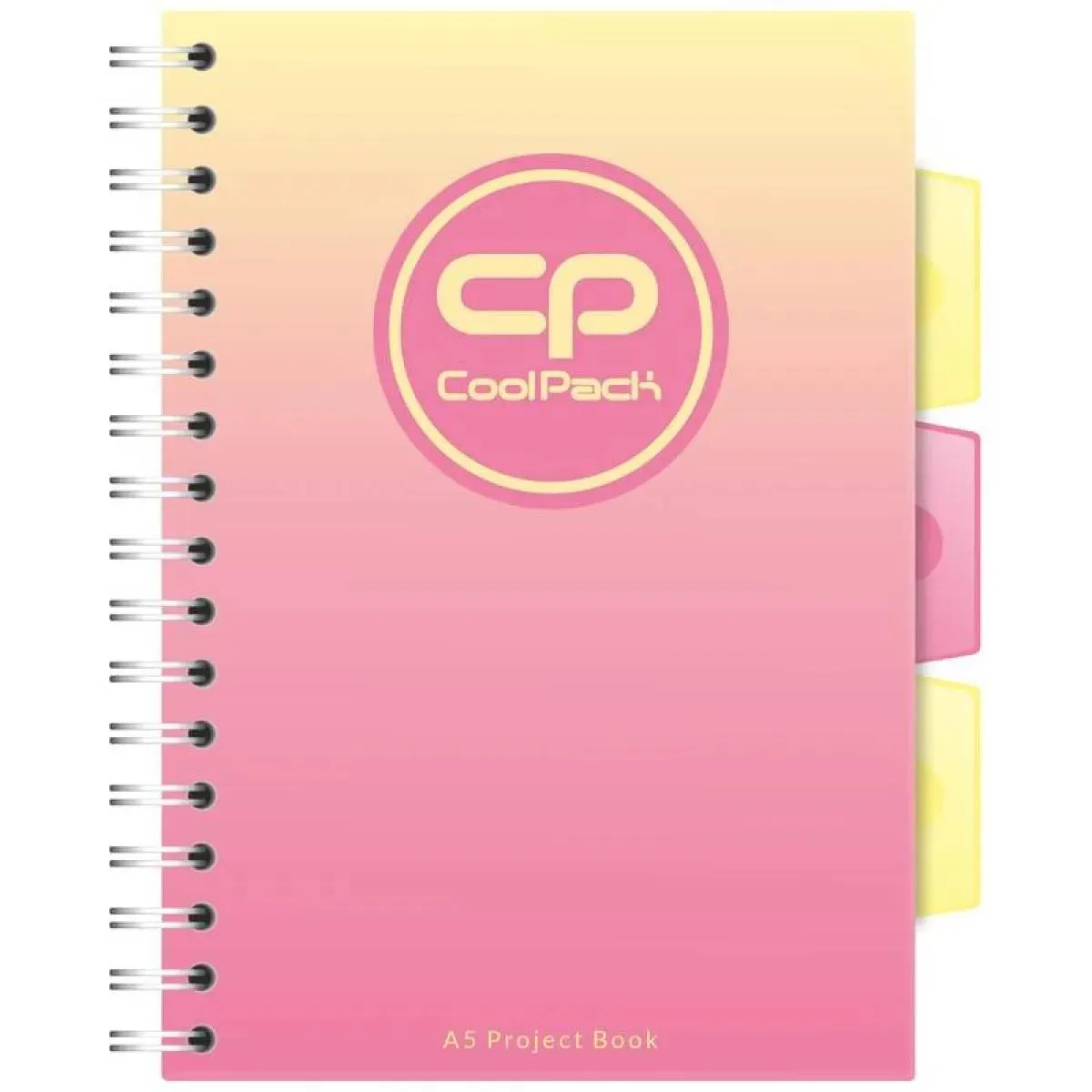Notes sa spiralom A5 GRADIENT PEACH 