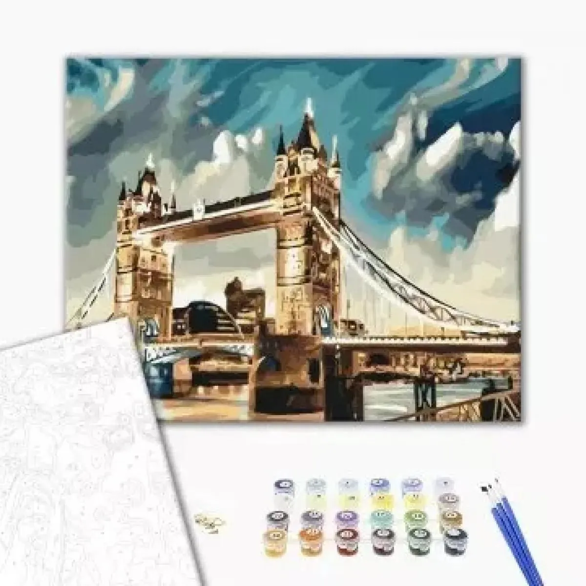Kreativni set OBOJ PO BROJEVIMA - LONDON 