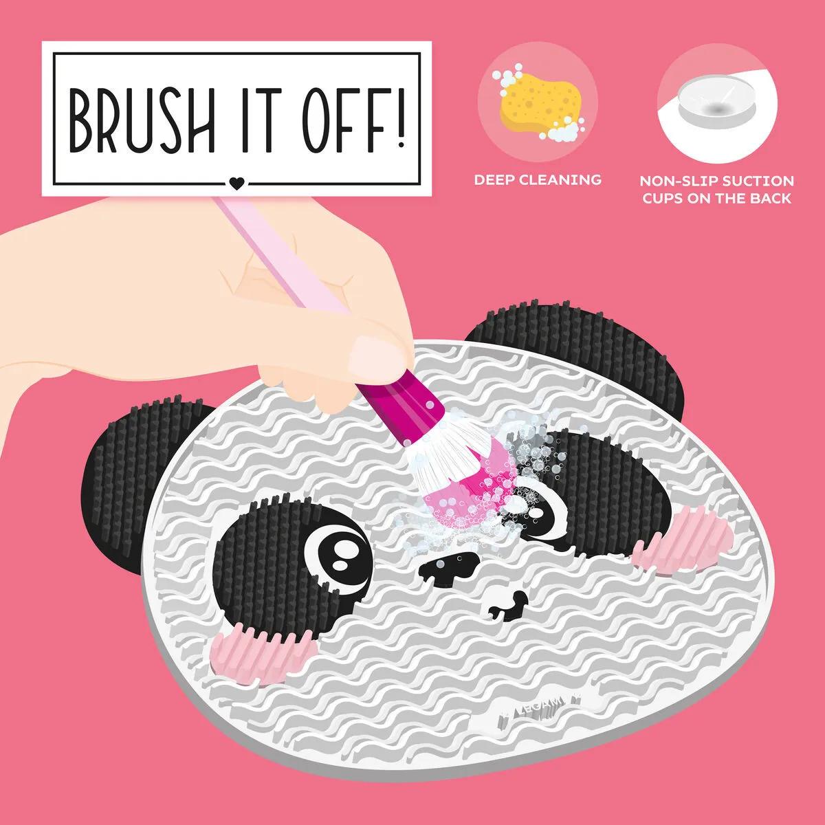 Podloga za čišćenje četkice za  šminku BRUSH IT OFF! - PANDA 