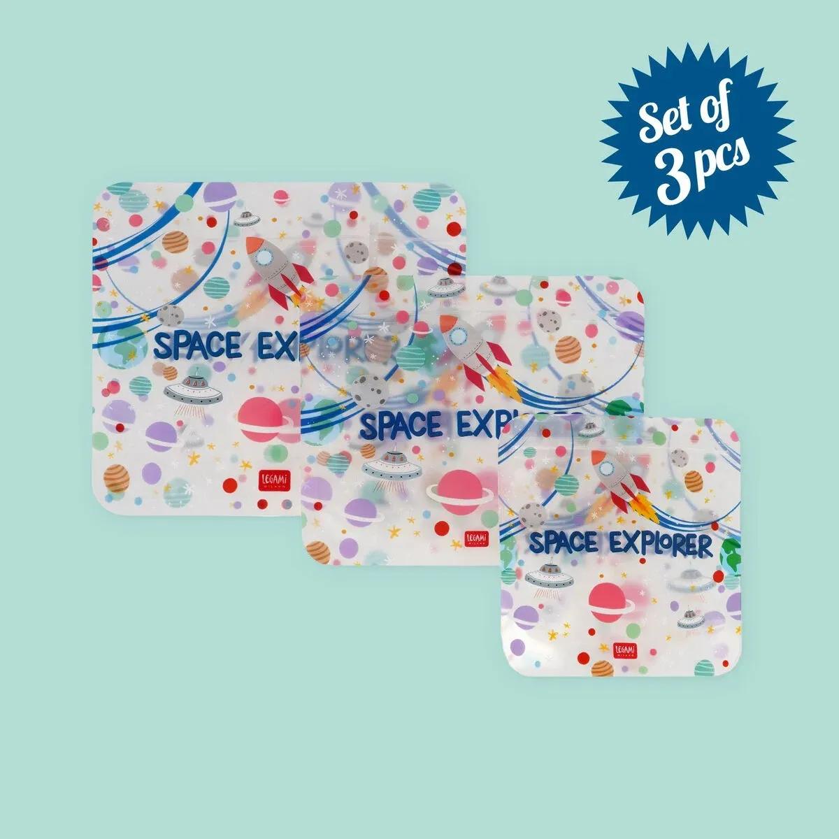 Višekratne vrećice za hranu SNACK BAGS - SVEMIR 