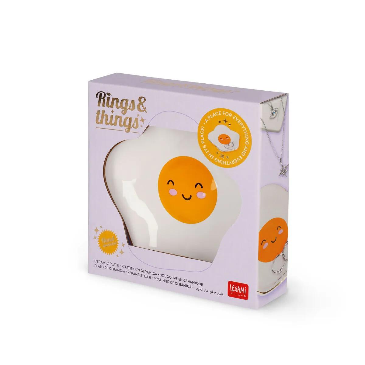 Tanjir za sitnice RINGS & THINGS - JAJE 