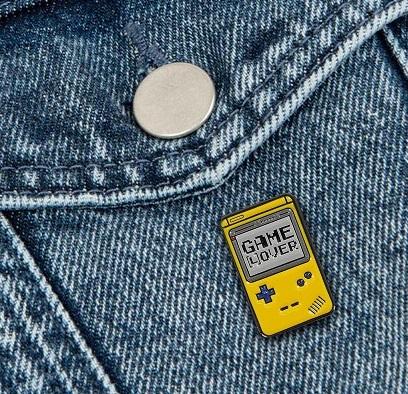 Metalna značka - bedž GAME LOVER Pin Your Style! 