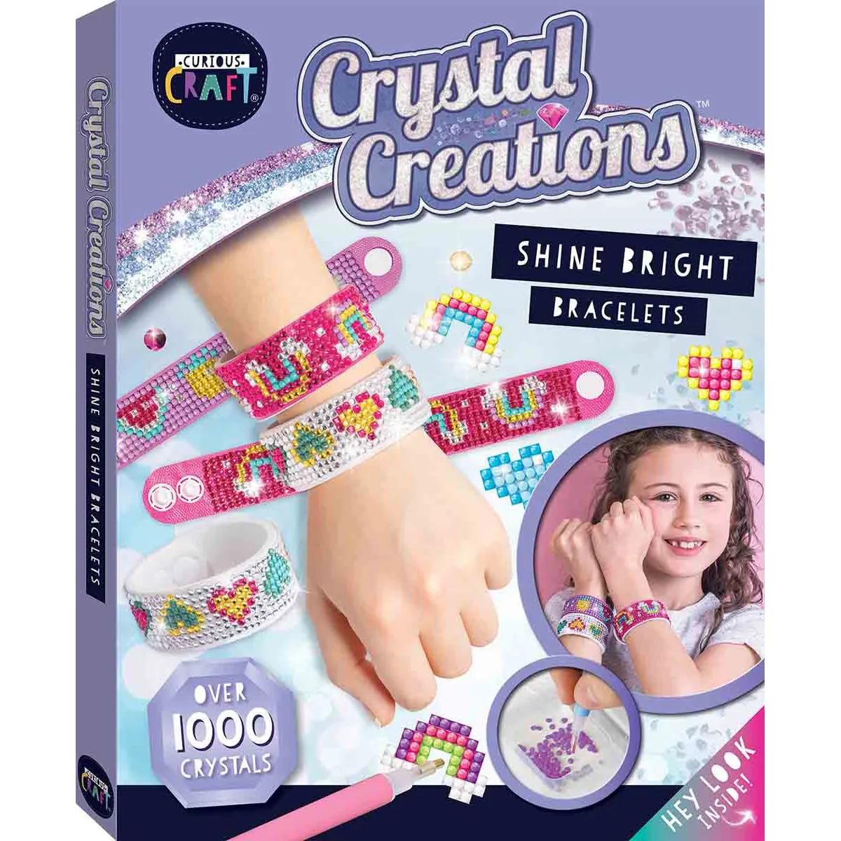 Set CURIOUS CRAFT CRYSTAL CREATIONS: SHINE BRIGHT BRACELETS 