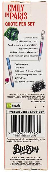 Set dve hemijske olovke EMILY IN PARIS 
