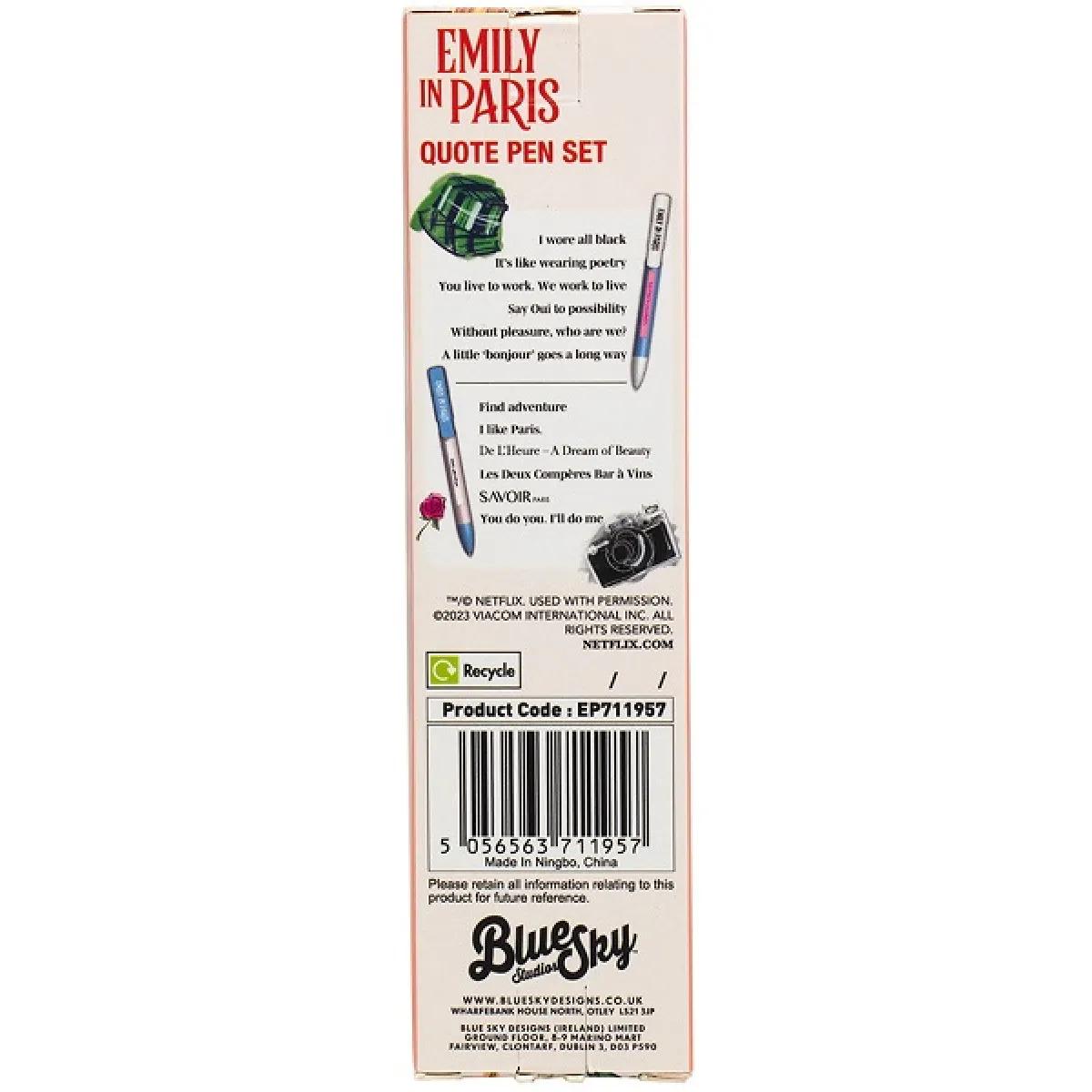 Set dve hemijske olovke EMILY IN PARIS 