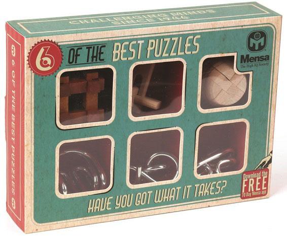 Mozgalice MENSA SET OF 6 BEST PUZZLES 