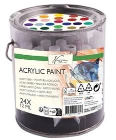 Akrilne boje 24 x 12 ml 