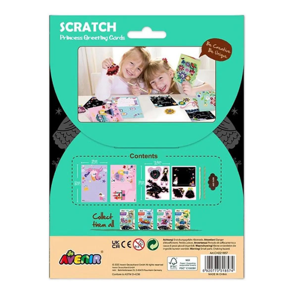 Kreativni set za pravljenje čestitki PRINCESSES 