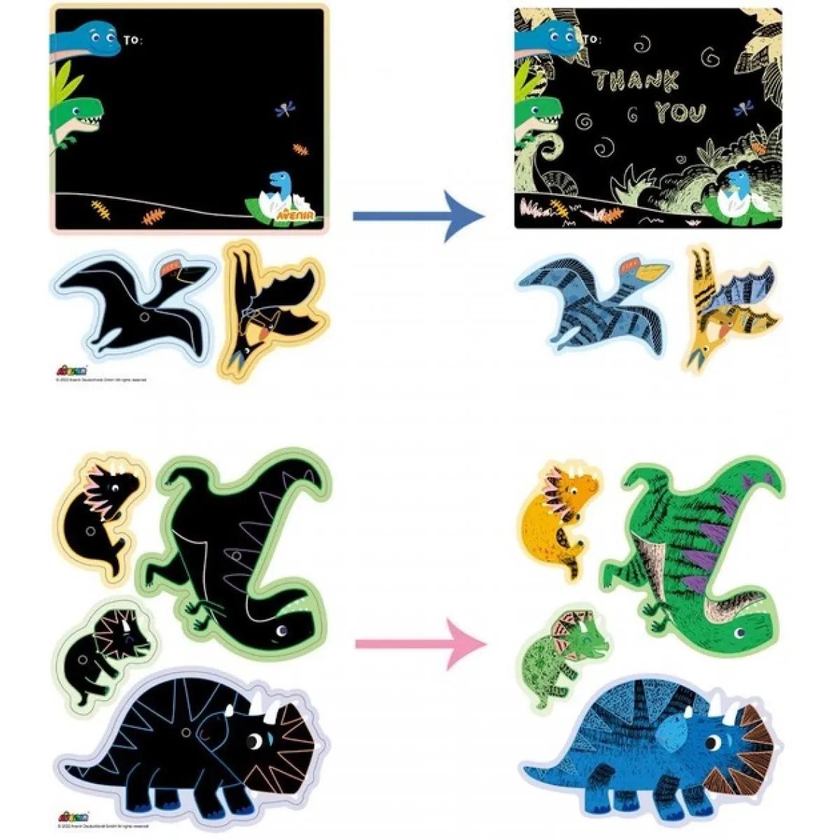 Kreativni set za pravljenje čestitki DINOS 