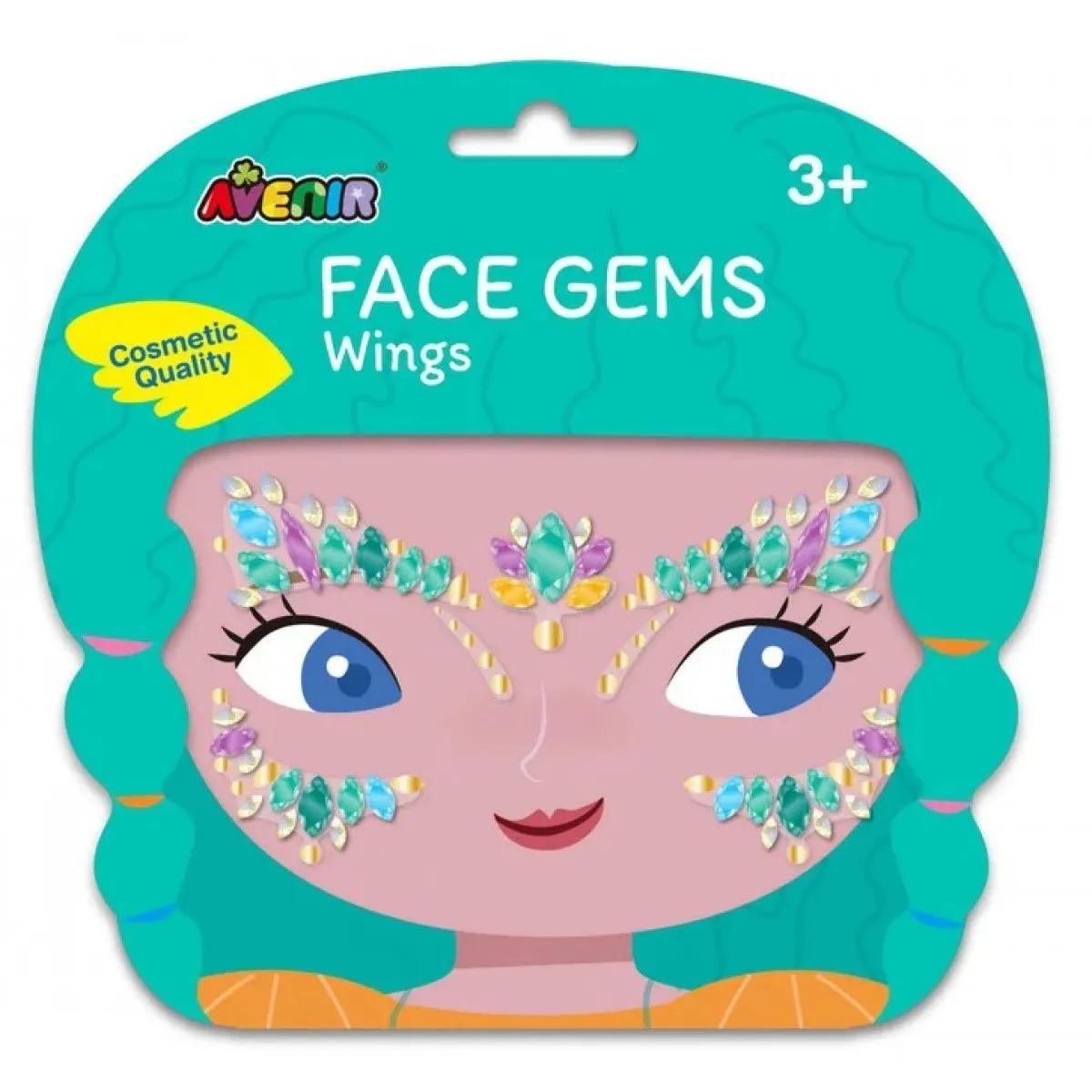 Kreativni set FACE GEMS-WINGS 