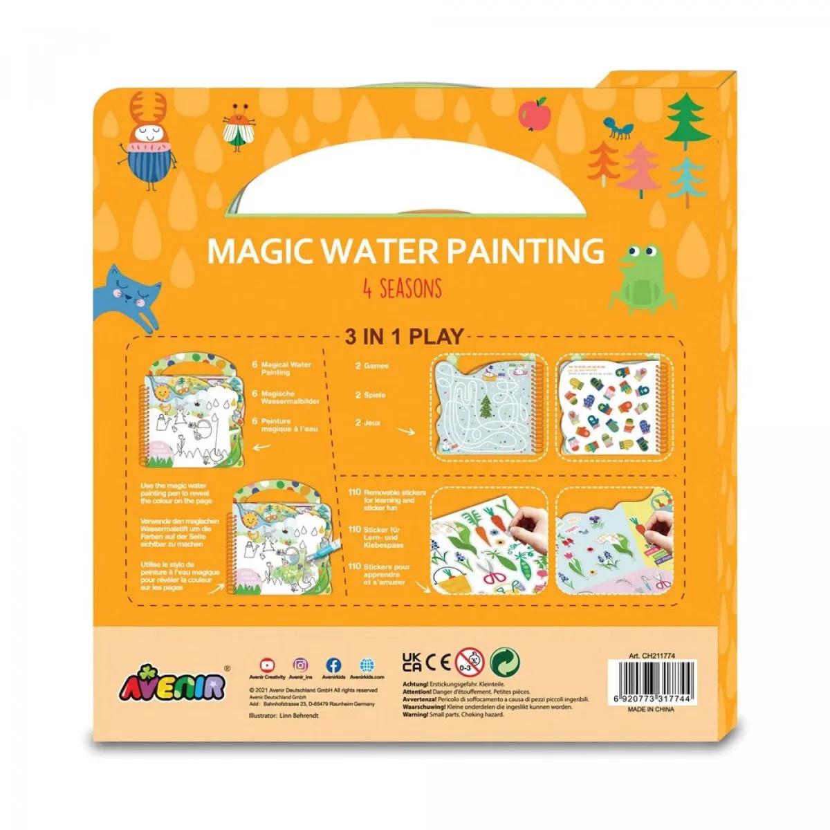 Set za crtanje MAGIC WATER PAINTING - 4 SEASONS 