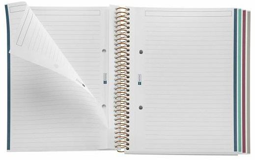 MIQUELRIUS notes A5 na linije MIDNIGHT 