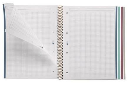 MIQUELRIUS notes A4 na kvadrate FLOWERS 