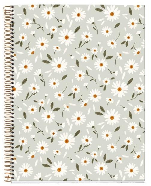 MIQUELRIUS notes A4 na kvadrate FLOWERS 