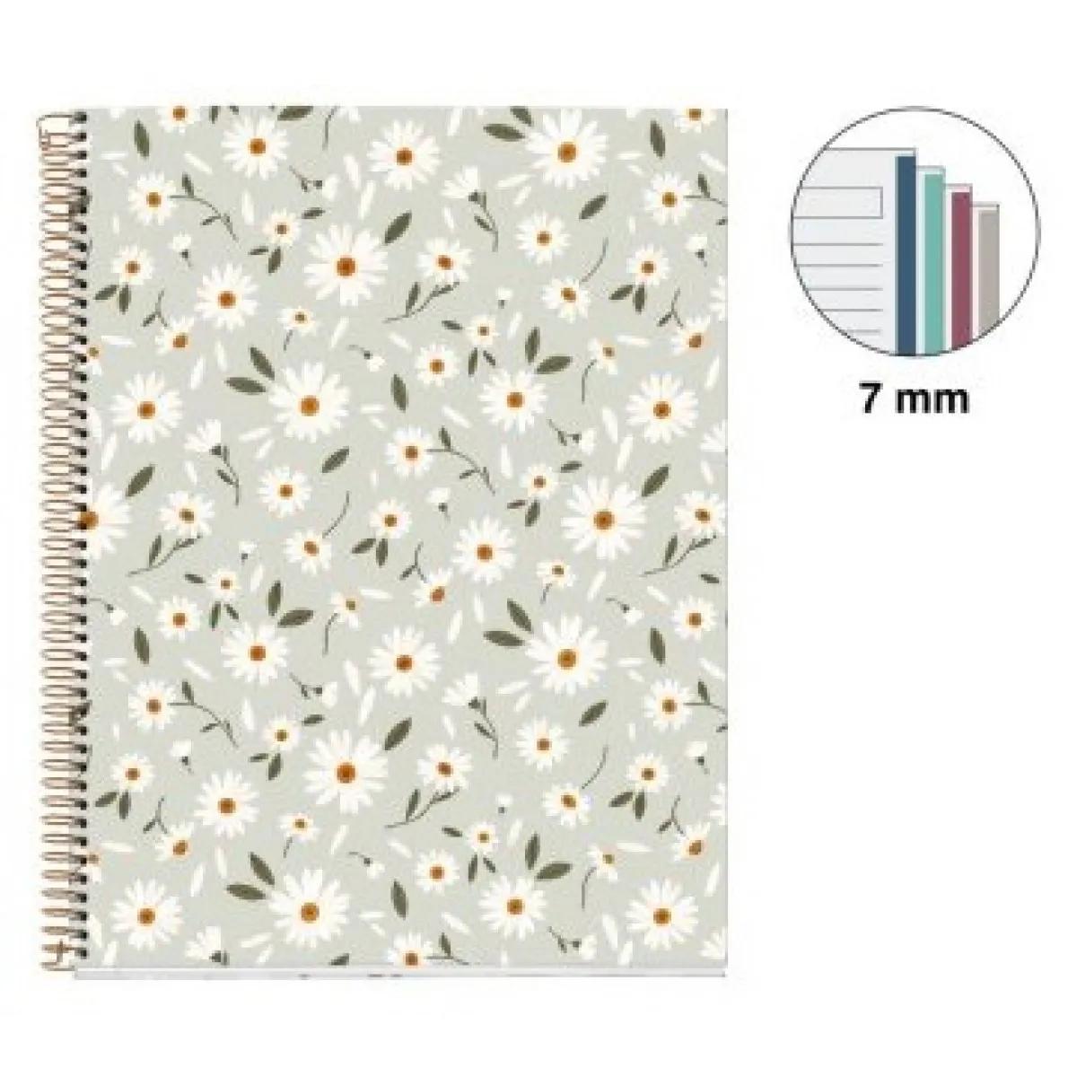 MIQUELRIUS notes A4 na linije FLOWERS 