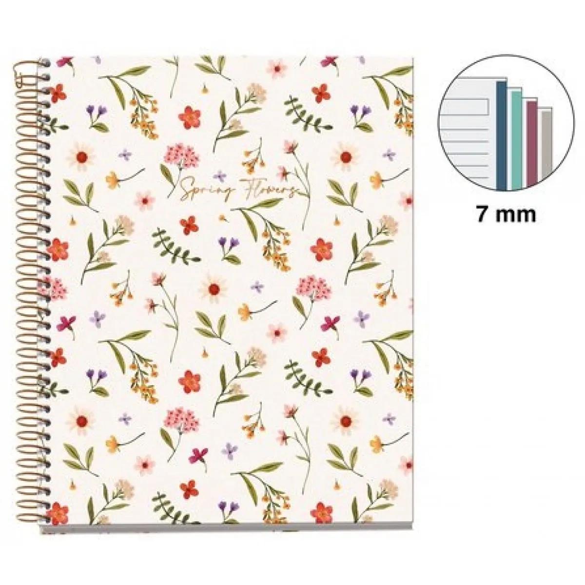 MIQUELRIUS notes A5 na linije FLOWERS 