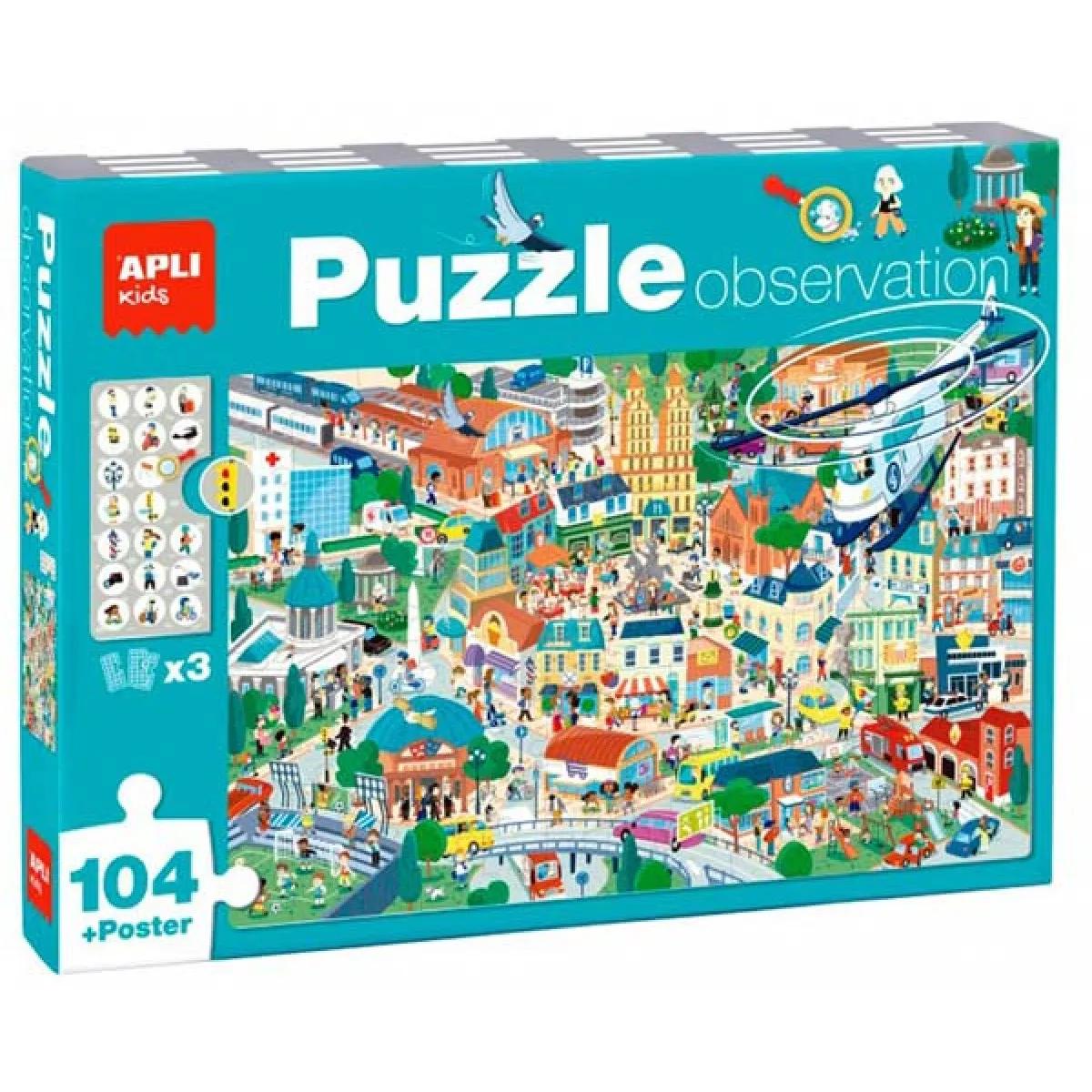 Puzzle za decu GRAD -104 kom 