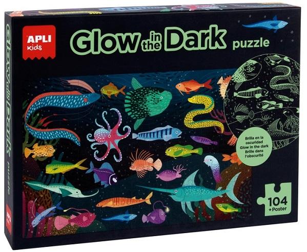 Puzzle za decu koje sijaju u mraku OKEAN 