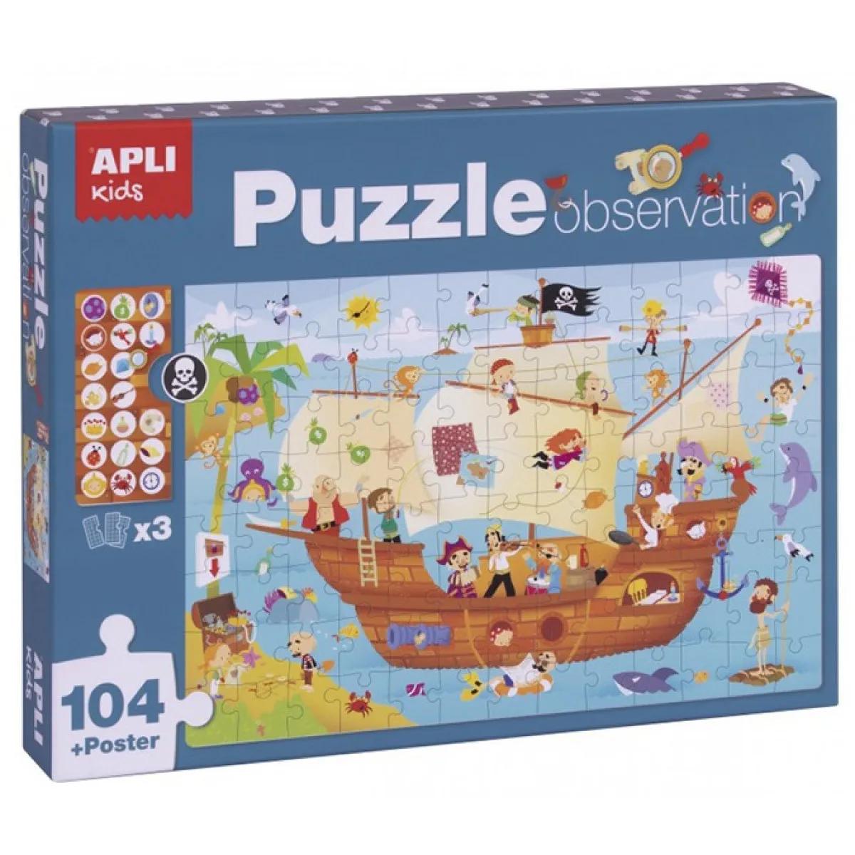 Puzzle za decu PIRATSKI BROD 