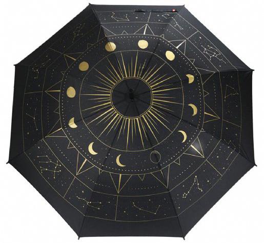 Kišobran ASTRAL CRNO-ZLATNI 