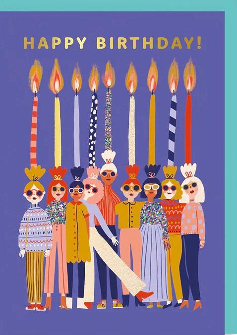 Rođendanska čestitka CANDLE LADIES 