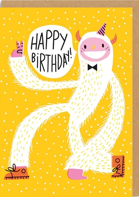 Rođendanska čestitka YETI 