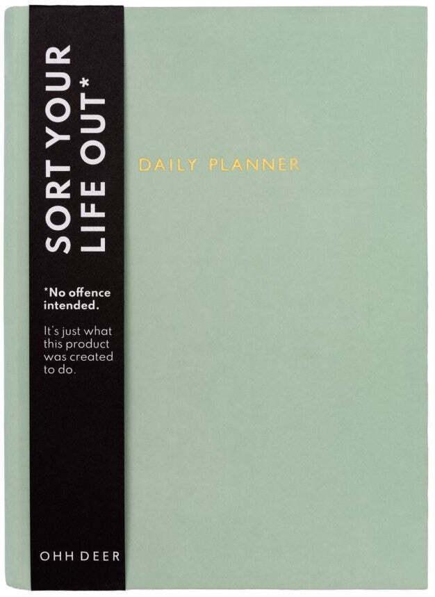 Planer A5 na linije SAGE GREEN 