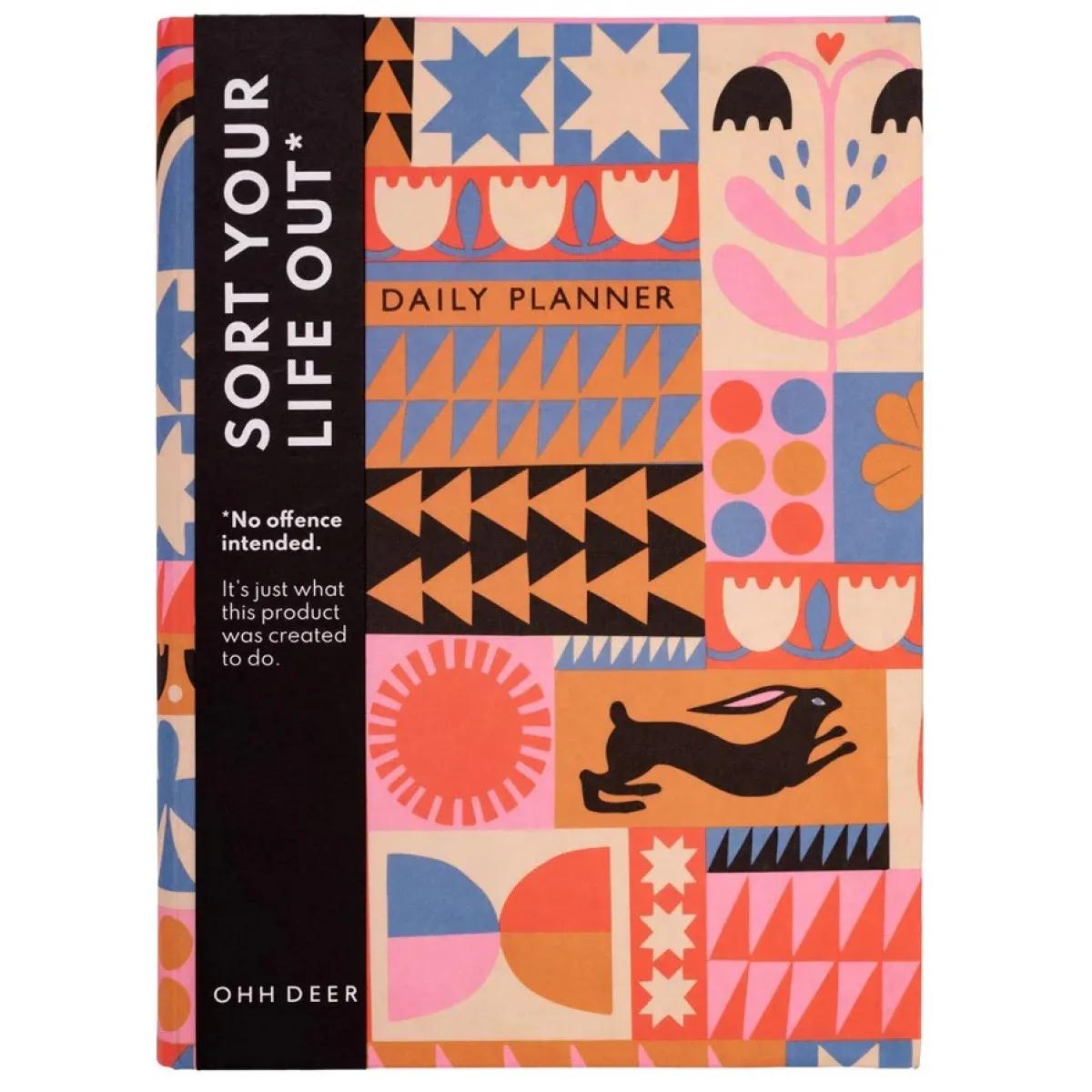 Planer A5 na linije ABSTRACT PATCHWORK 