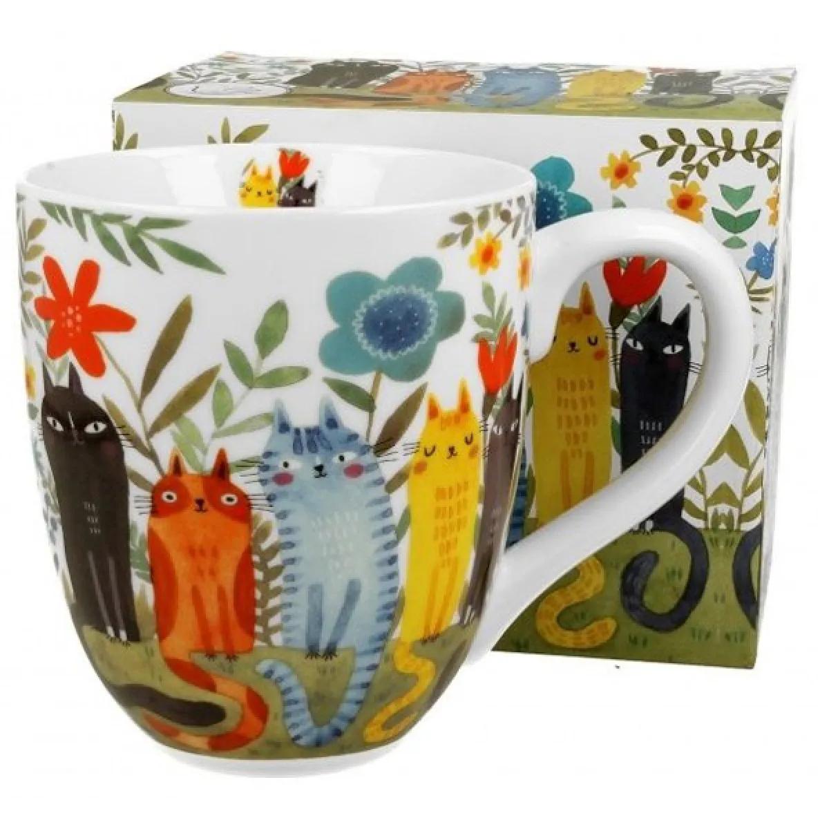 Velika šolja CAT'S WORLD - GARDEN FELINES1000ml 