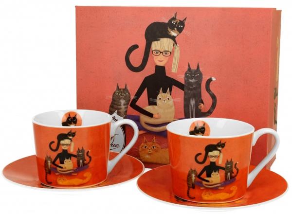 Set dve šolje CAT'S WORLD - CINDY & KITTIES 