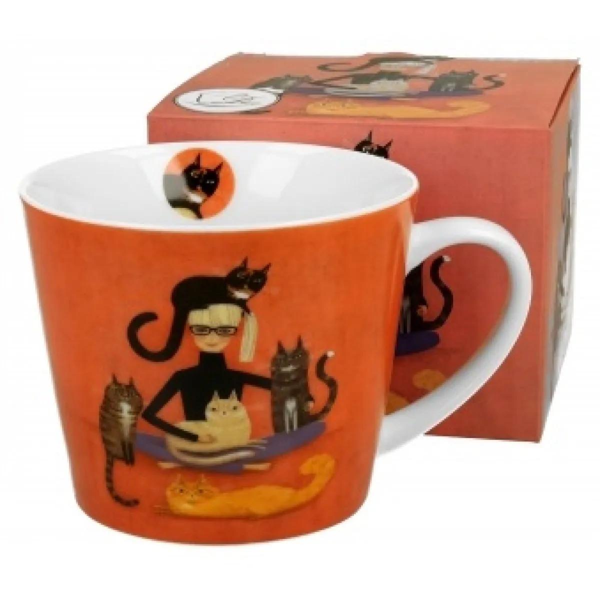 Velika šolja CAT'S WORLD - CINDY & KITTIES 610ml 