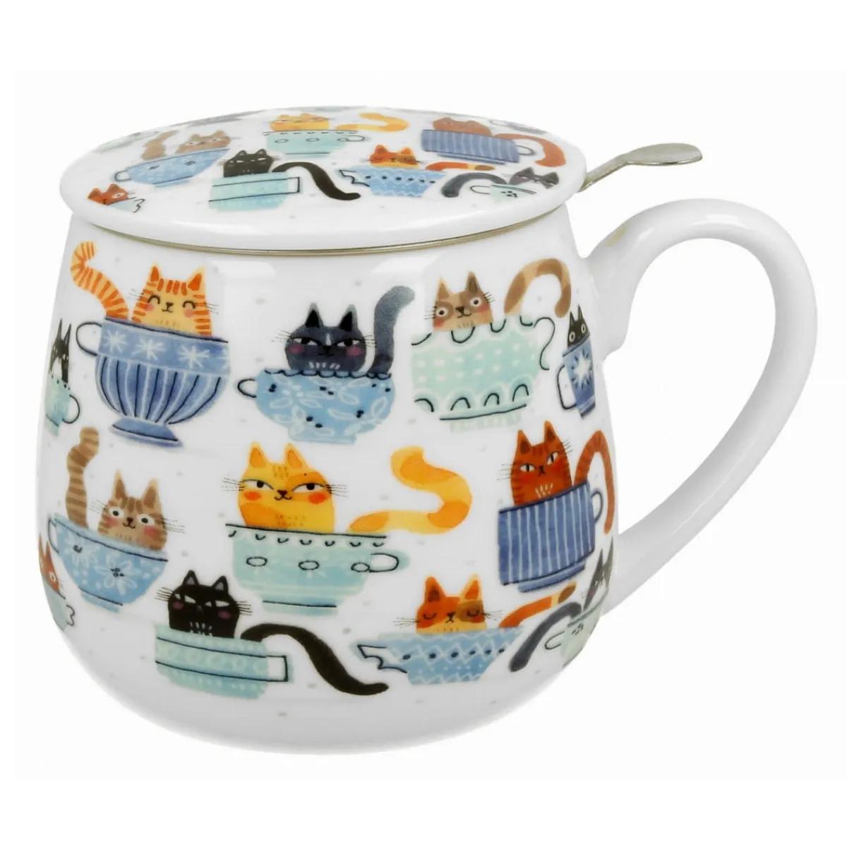 Šolja sa infuzerom CAT'S WORLD 