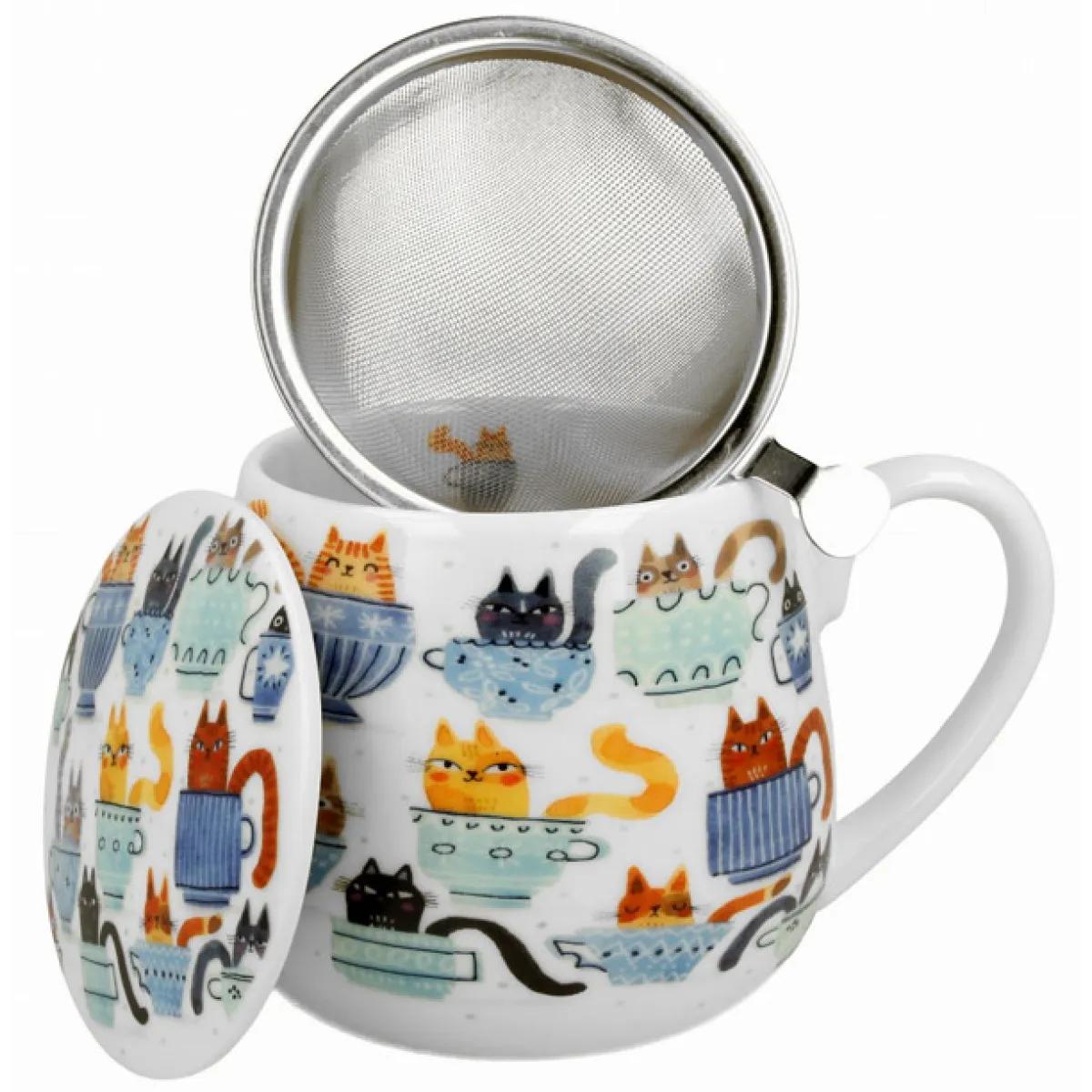 Šolja sa infuzerom CAT'S WORLD 
