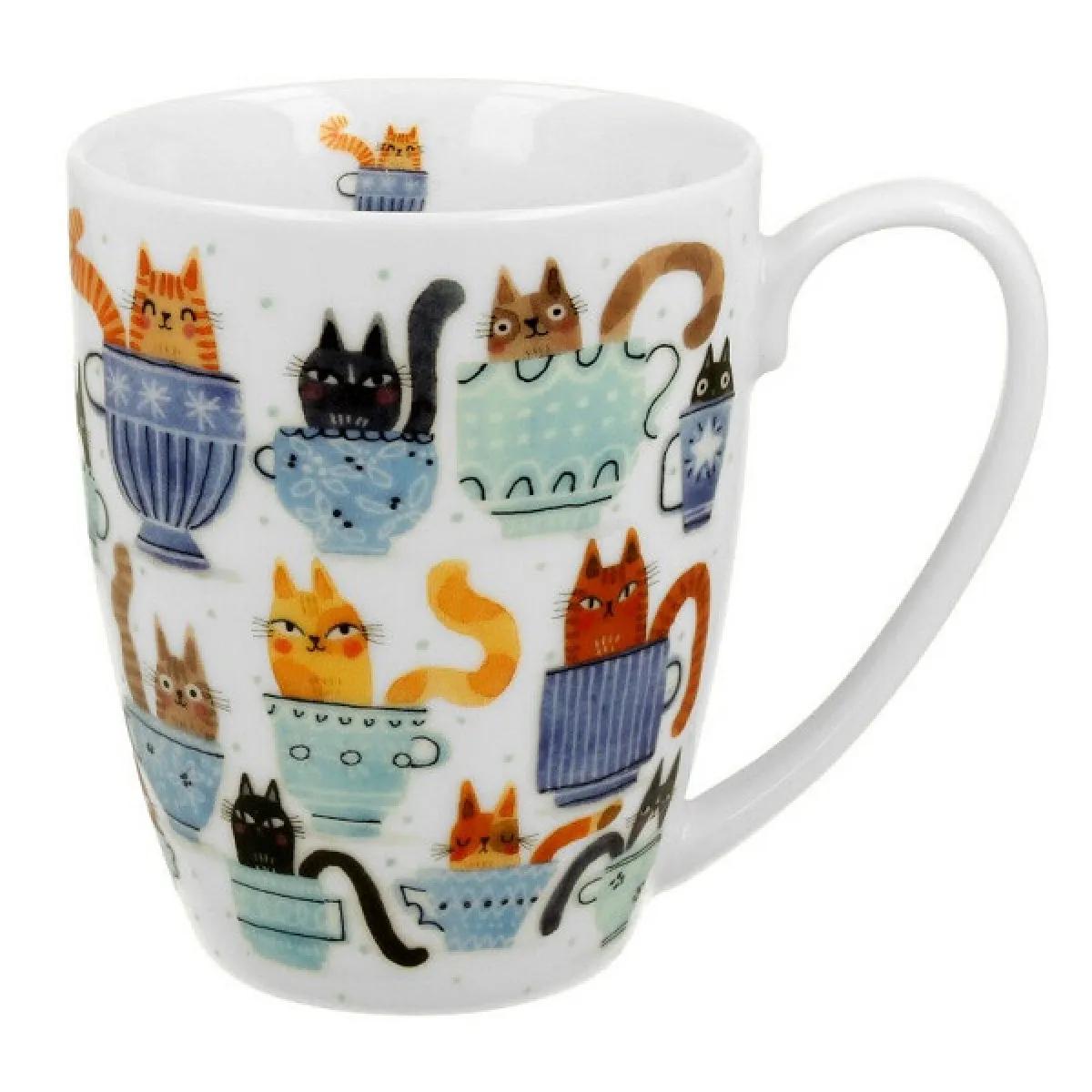 Šolja CAT'S WORLD - TEACUP CATS 350ml 