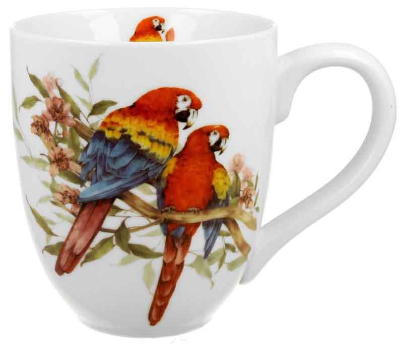 Velika šolja BIRD'S WORLD - SCARLET MACAWS 1000ml 