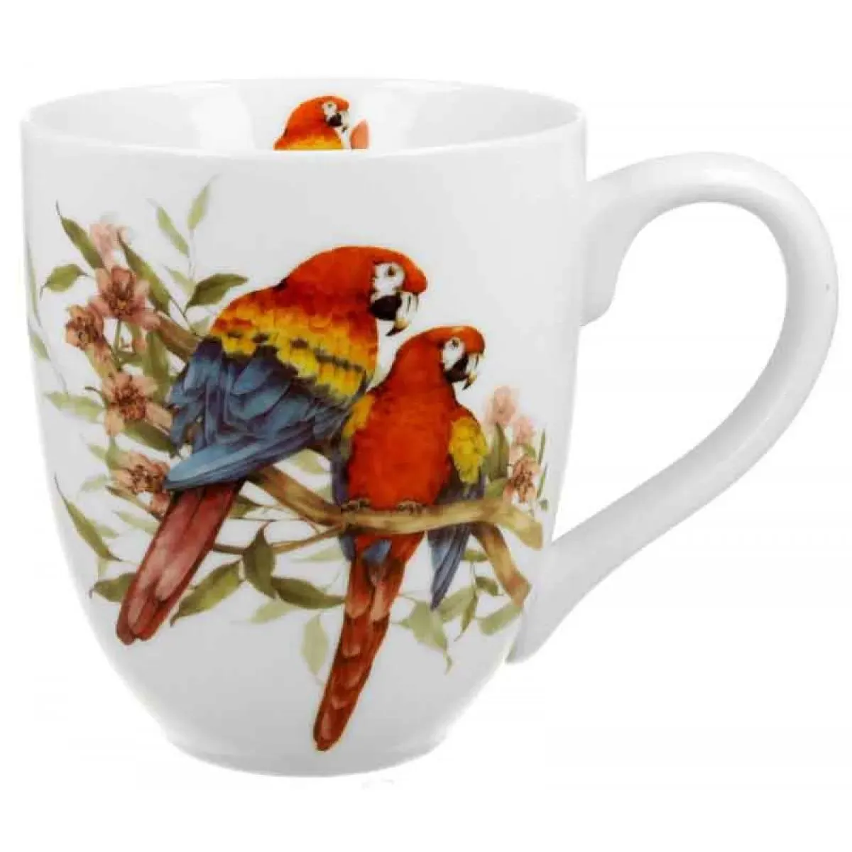 Velika šolja BIRD'S WORLD - SCARLET MACAWS 1000ml 