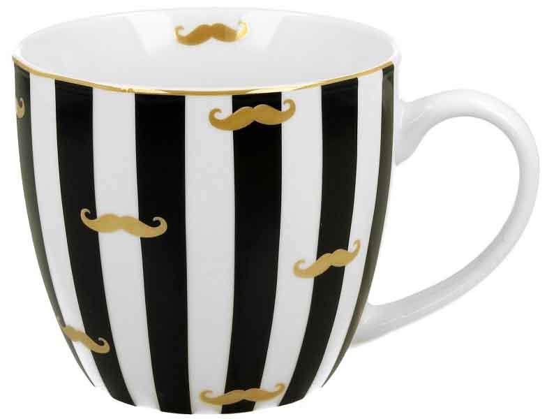 Velika šolja CRNE PRUGE u kartonskoj torbici 