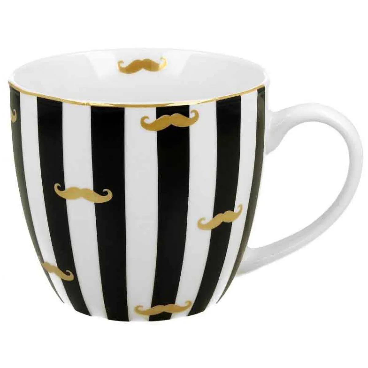 Velika šolja CRNE PRUGE u kartonskoj torbici 