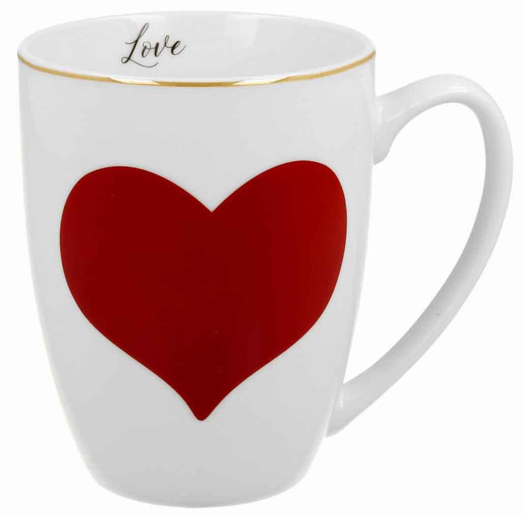 Šolja CRVENO SRCE u kutiji 